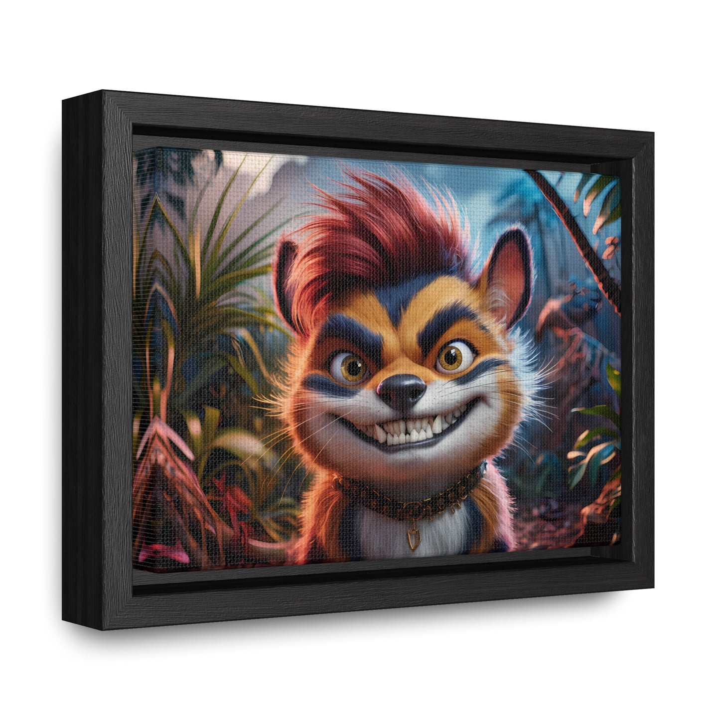 Rebel in the Jungle - Gallery Canvas Wraps, Horizontal Frame