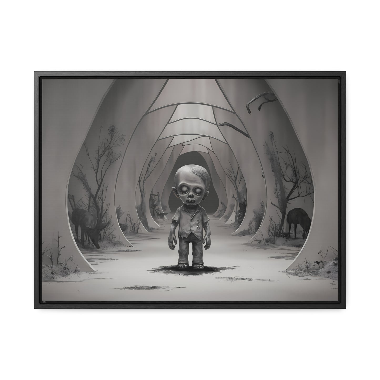 "Echoes of the Forgotten" - Gallery Canvas Wraps, Horizontal Frame