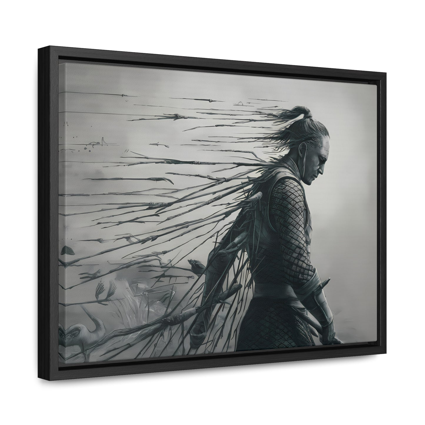 "Endurance in Silence" - Gallery Canvas Wraps, Horizontal Frame