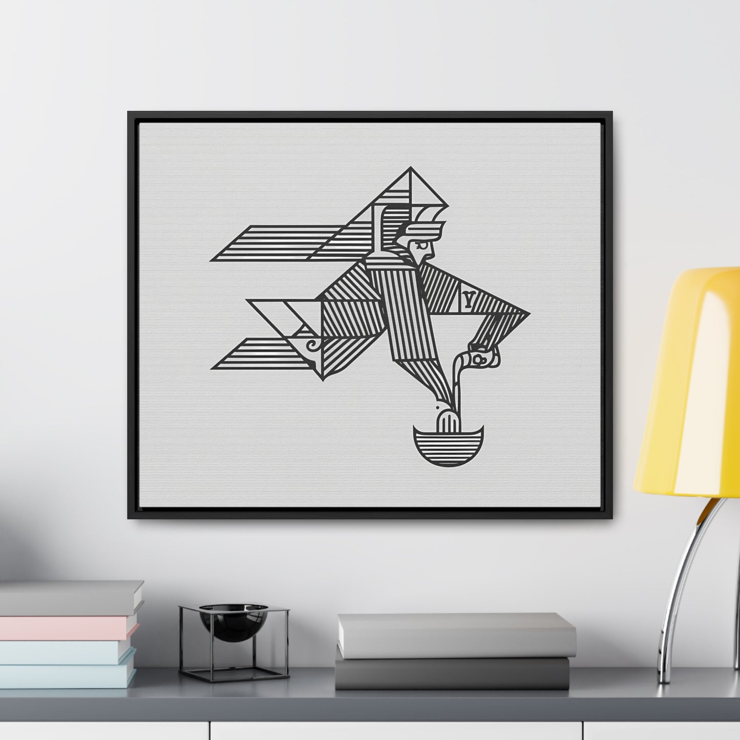 "The Water Bearer" - Gallery Canvas Wraps, Horizontal Frame