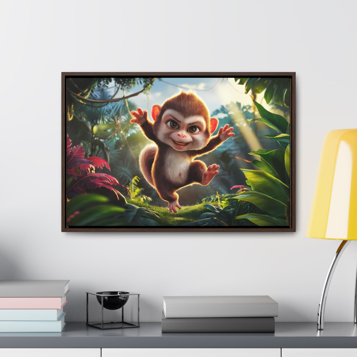 Jungle Joy - Gallery Canvas Wraps, Horizontal Frame