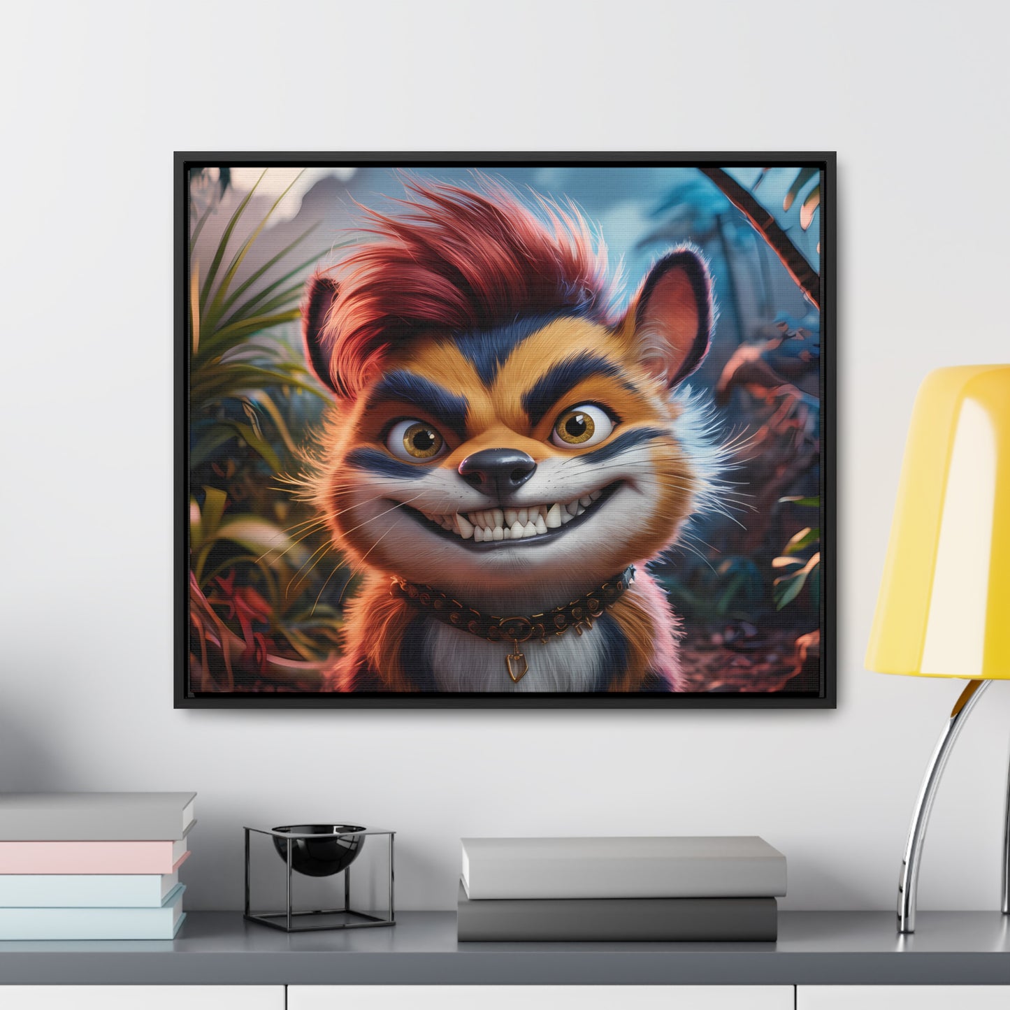 Rebel in the Jungle - Gallery Canvas Wraps, Horizontal Frame