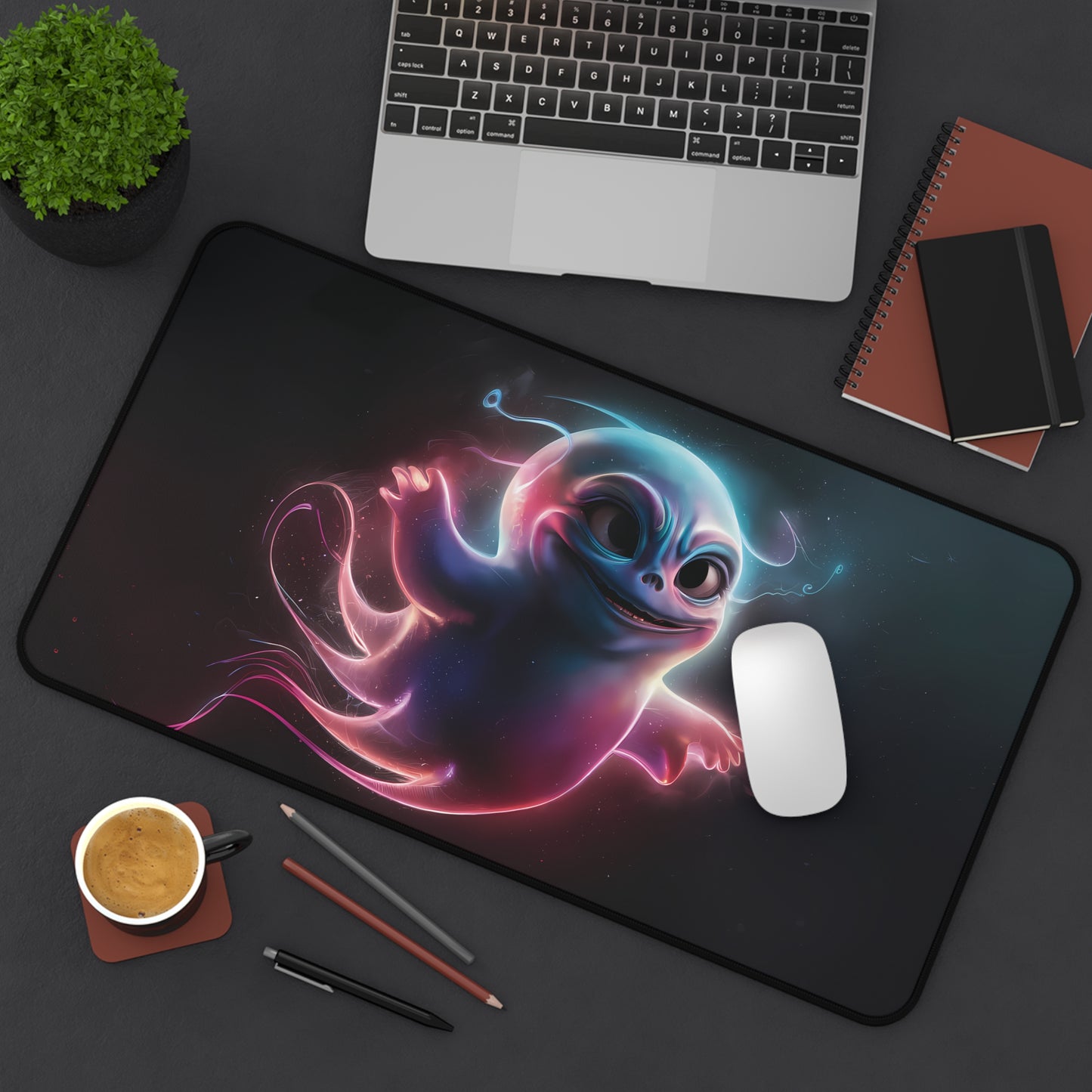Cute Ghost - Desk Mat