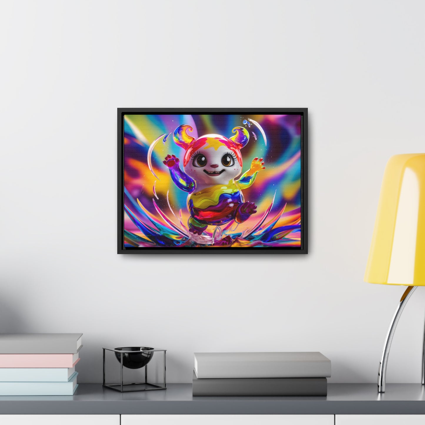 Splash of Joy - Gallery Canvas Wraps, Horizontal Frame