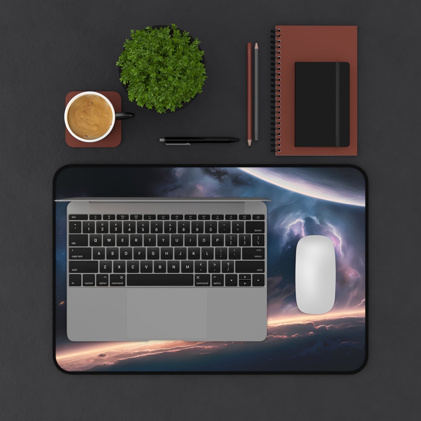 Beeing in Space - Desk Mat
