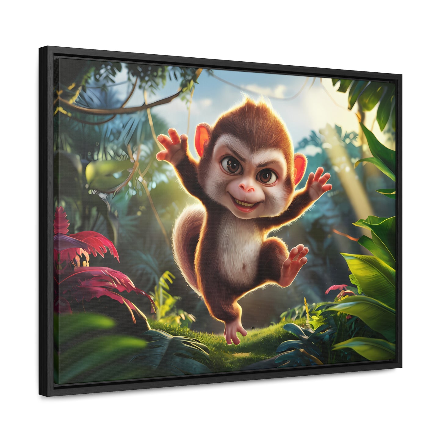 Jungle Joy - Gallery Canvas Wraps, Horizontal Frame