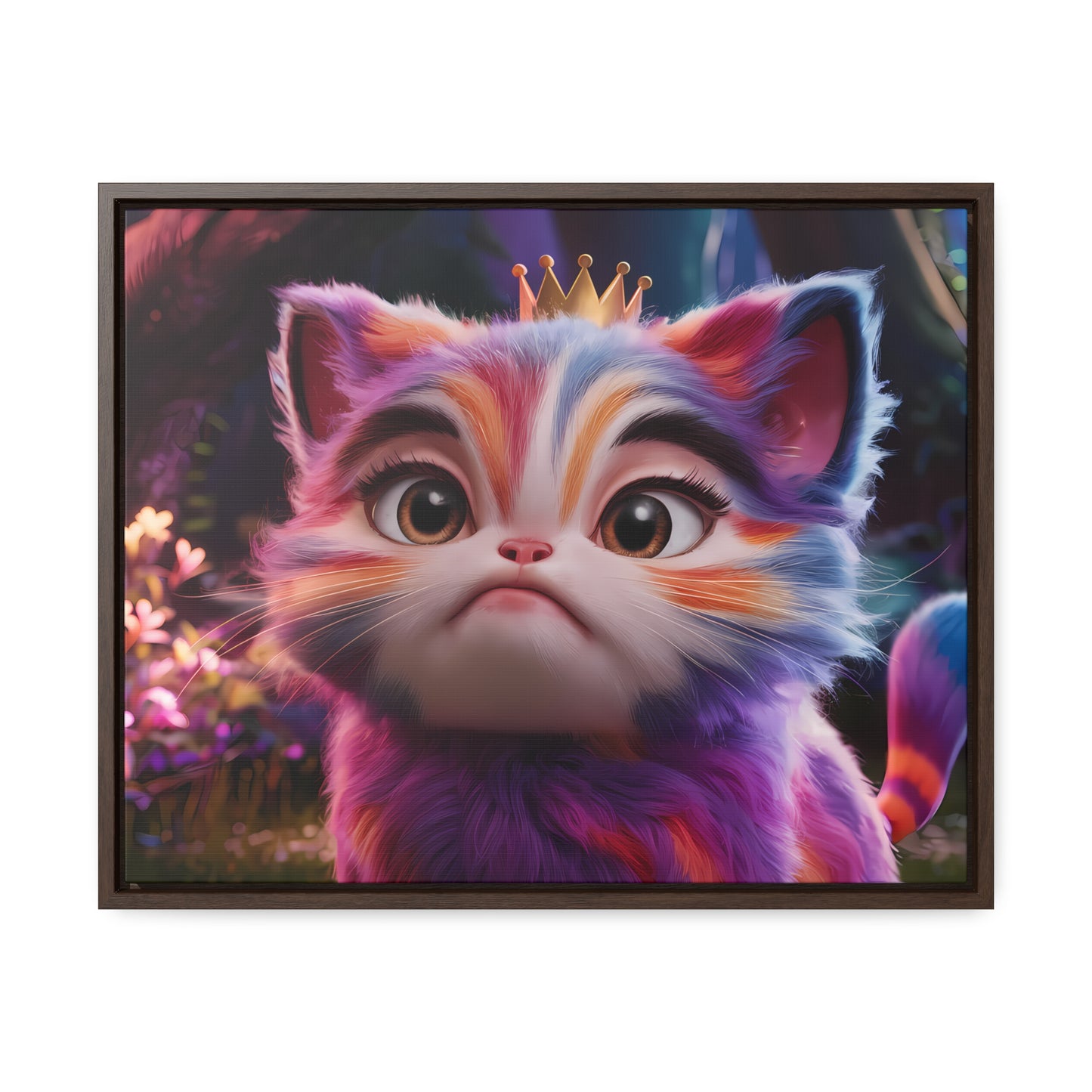 Regal Whiskers in the Enchanted Forest - Gallery Canvas Wraps, Horizontal Frame