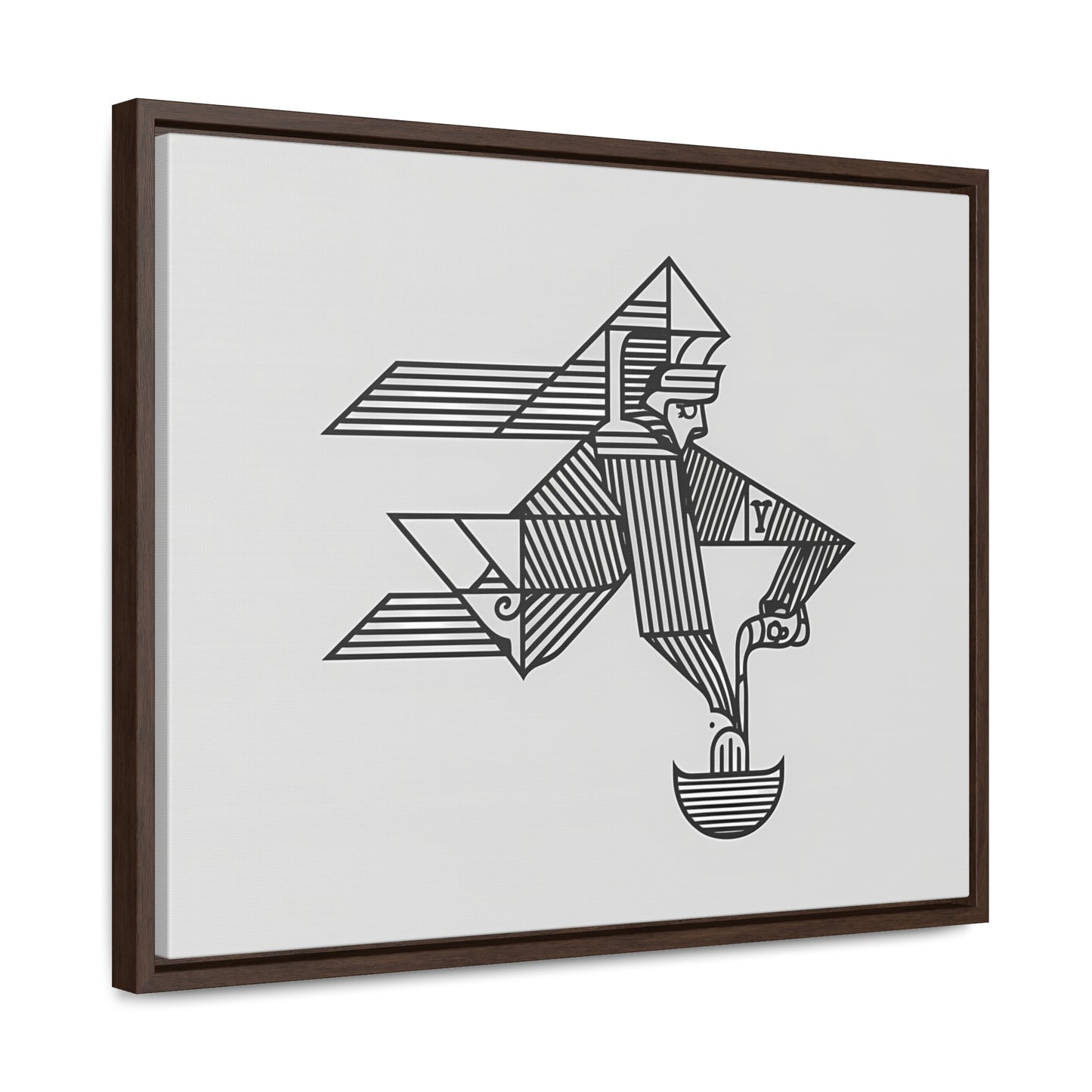 "The Water Bearer" - Gallery Canvas Wraps, Horizontal Frame