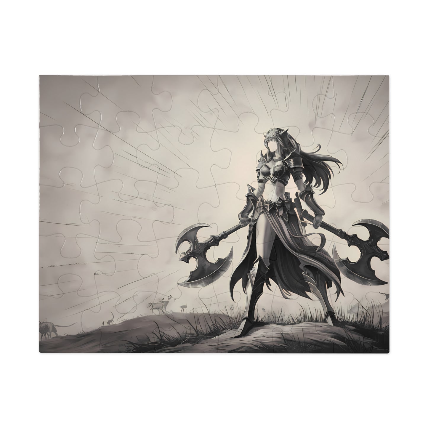 Warrior of the Silent Plains - Jigsaw Puzzle (30, 110, 252, 500,1000-Piece)