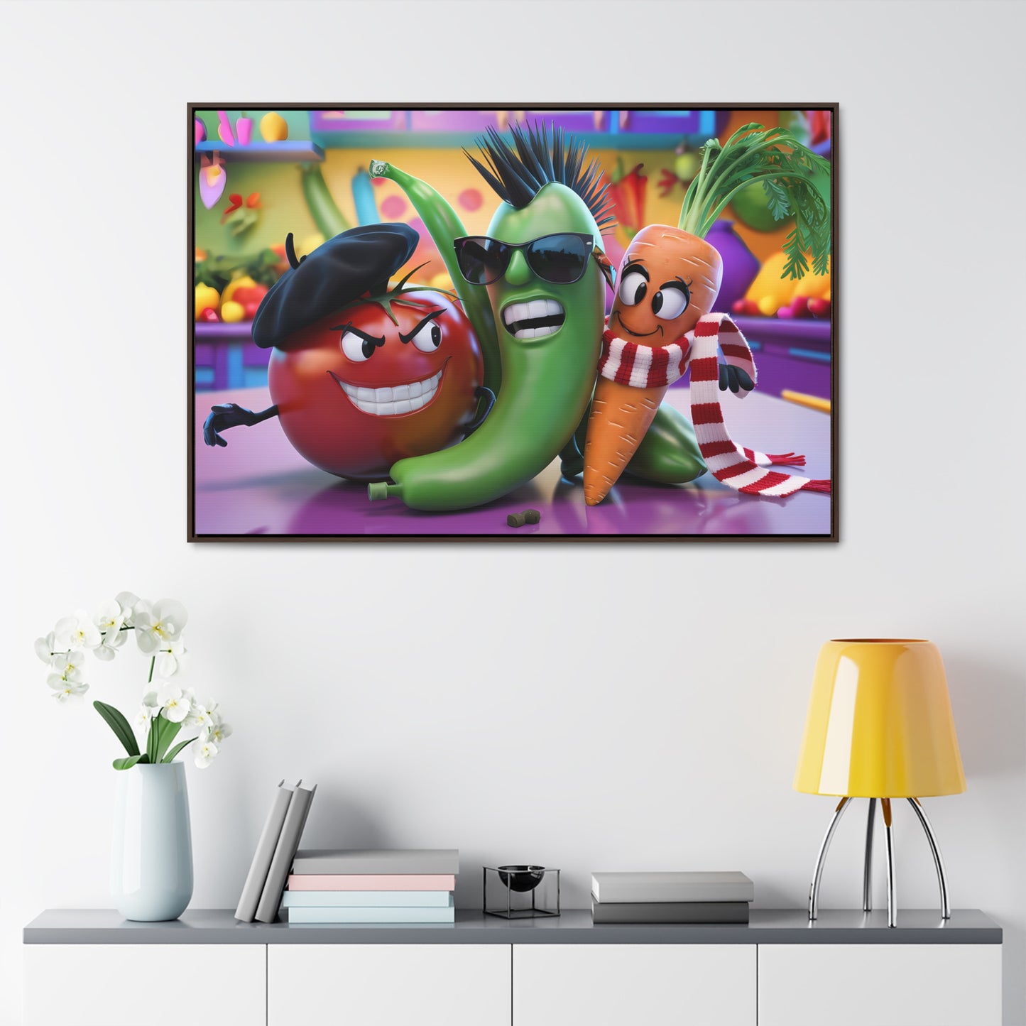 Veggie Rebels - Gallery Canvas Wraps, Horizontal Frame