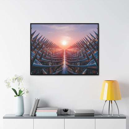 Path of Thorns at Sunrise - Gallery Canvas Wraps, Horizontal Frame