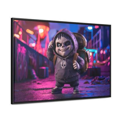 Midnight Mischief - Gallery Canvas Wraps, Horizontal Frame