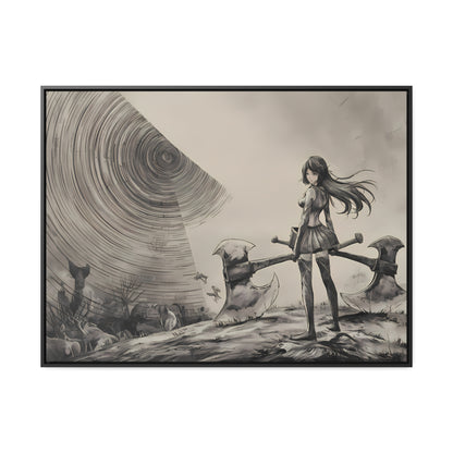Echoes of the Abyss - Gallery Canvas Wraps, Horizontal Frame