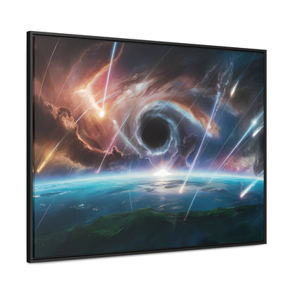 "The Eye of the Cosmic Storm" - Gallery Canvas Wraps, Horizontal Frame