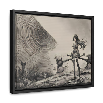Echoes of the Abyss - Gallery Canvas Wraps, Horizontal Frame