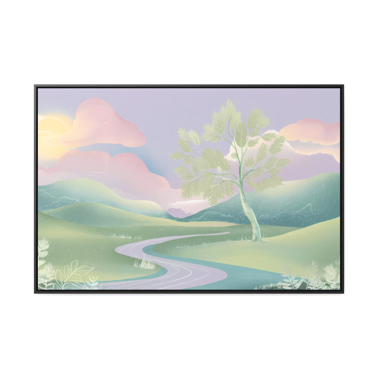 Whispers of Dawn - Gallery Canvas Wraps, Horizontal Frame
