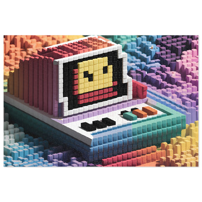 Pixelated Retro Vibes - Jigsaw Puzzle (30, 110, 252, 500,1000-Piece)