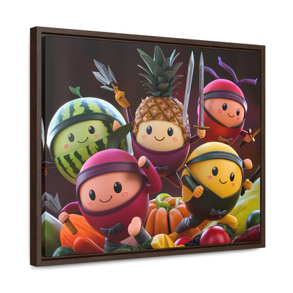Fruit Ninja Warriors - Gallery Canvas Wraps, Horizontal Frame