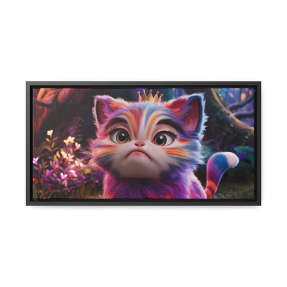 Regal Whiskers in the Enchanted Forest - Gallery Canvas Wraps, Horizontal Frame