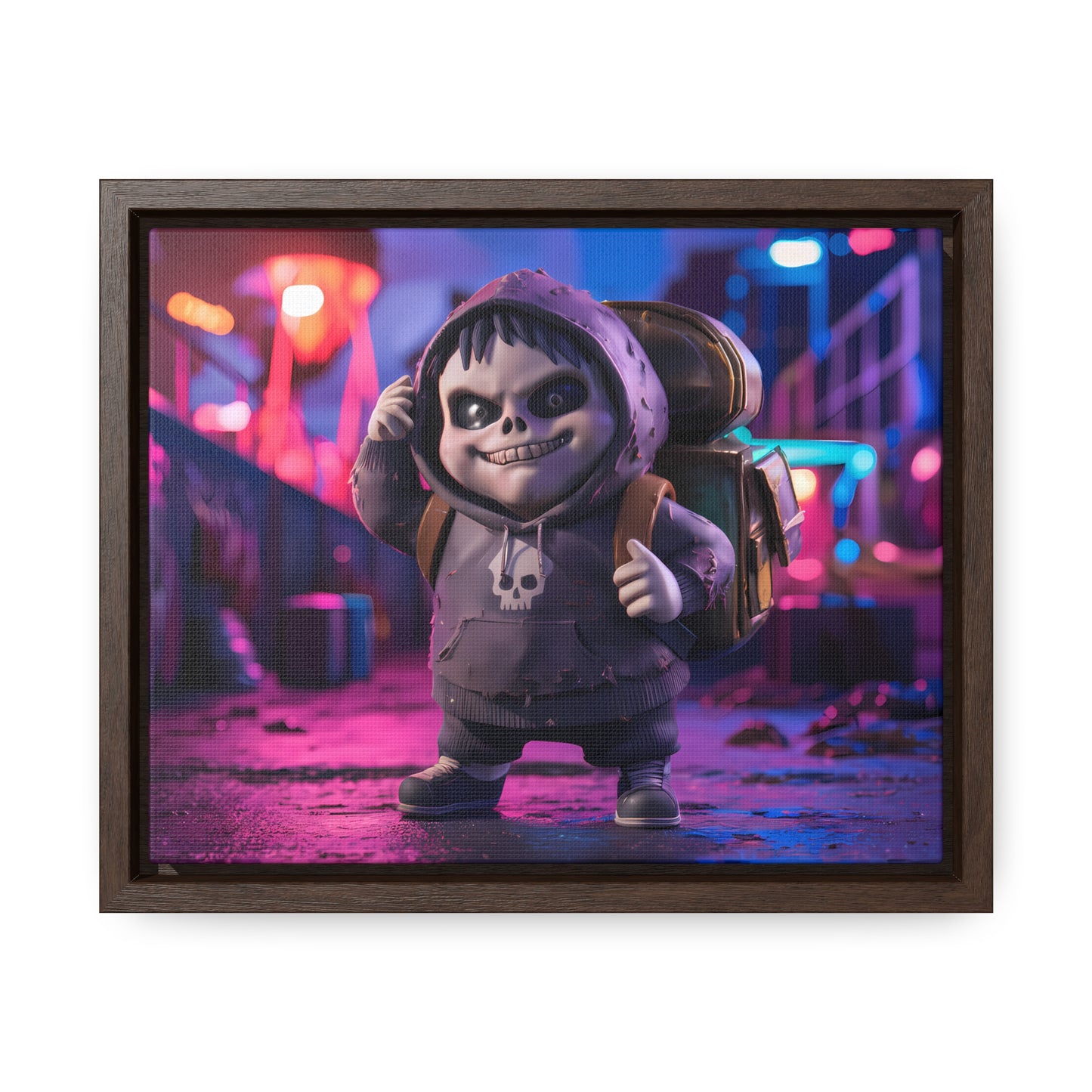 Midnight Mischief - Gallery Canvas Wraps, Horizontal Frame