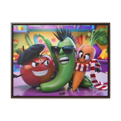 Veggie Rebels - Gallery Canvas Wraps, Horizontal Frame