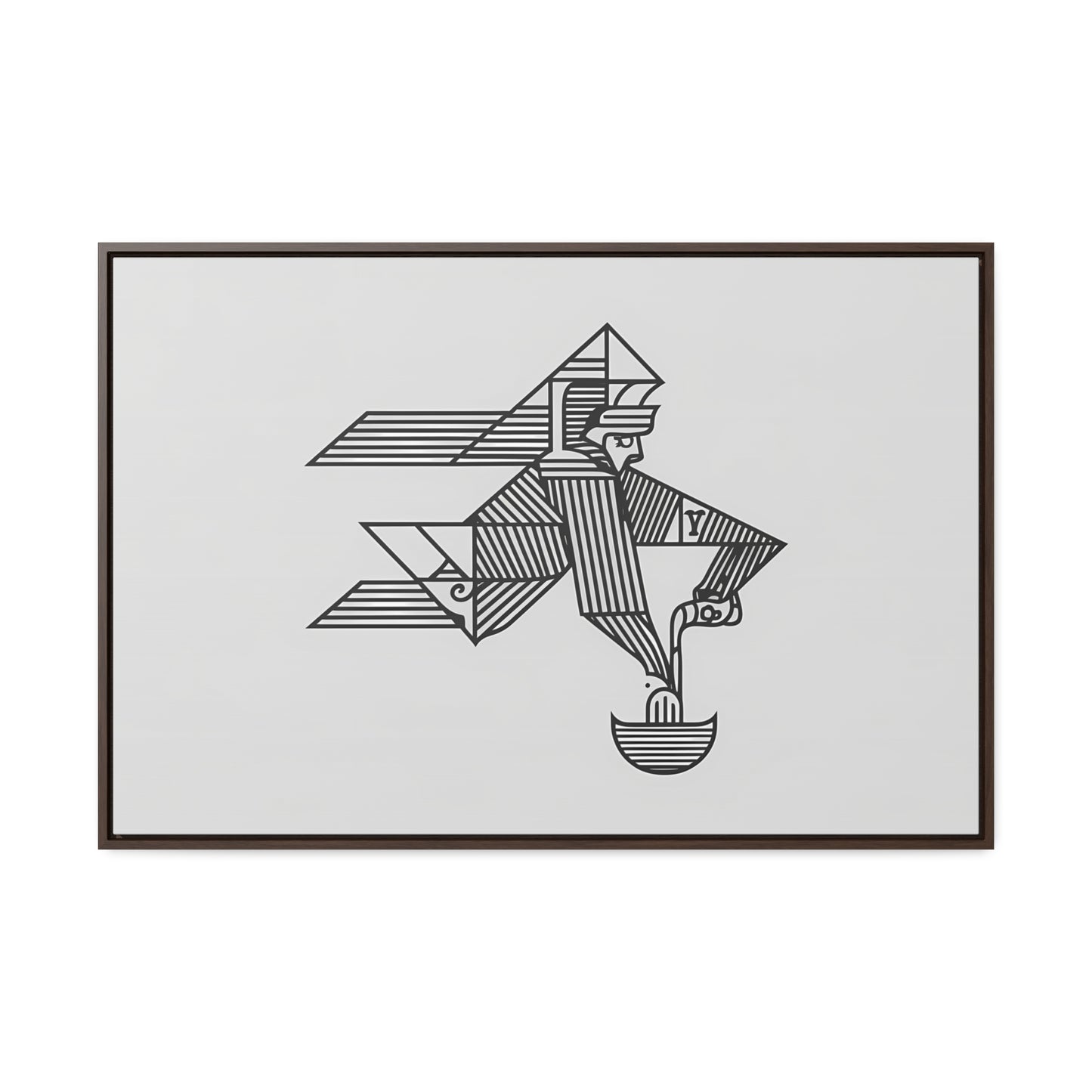 "The Water Bearer" - Gallery Canvas Wraps, Horizontal Frame