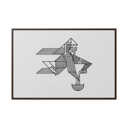 "The Water Bearer" - Gallery Canvas Wraps, Horizontal Frame