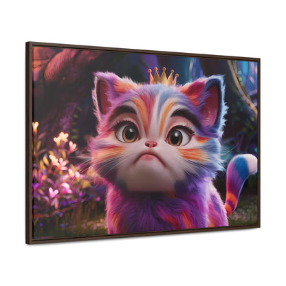 Regal Whiskers in the Enchanted Forest - Gallery Canvas Wraps, Horizontal Frame