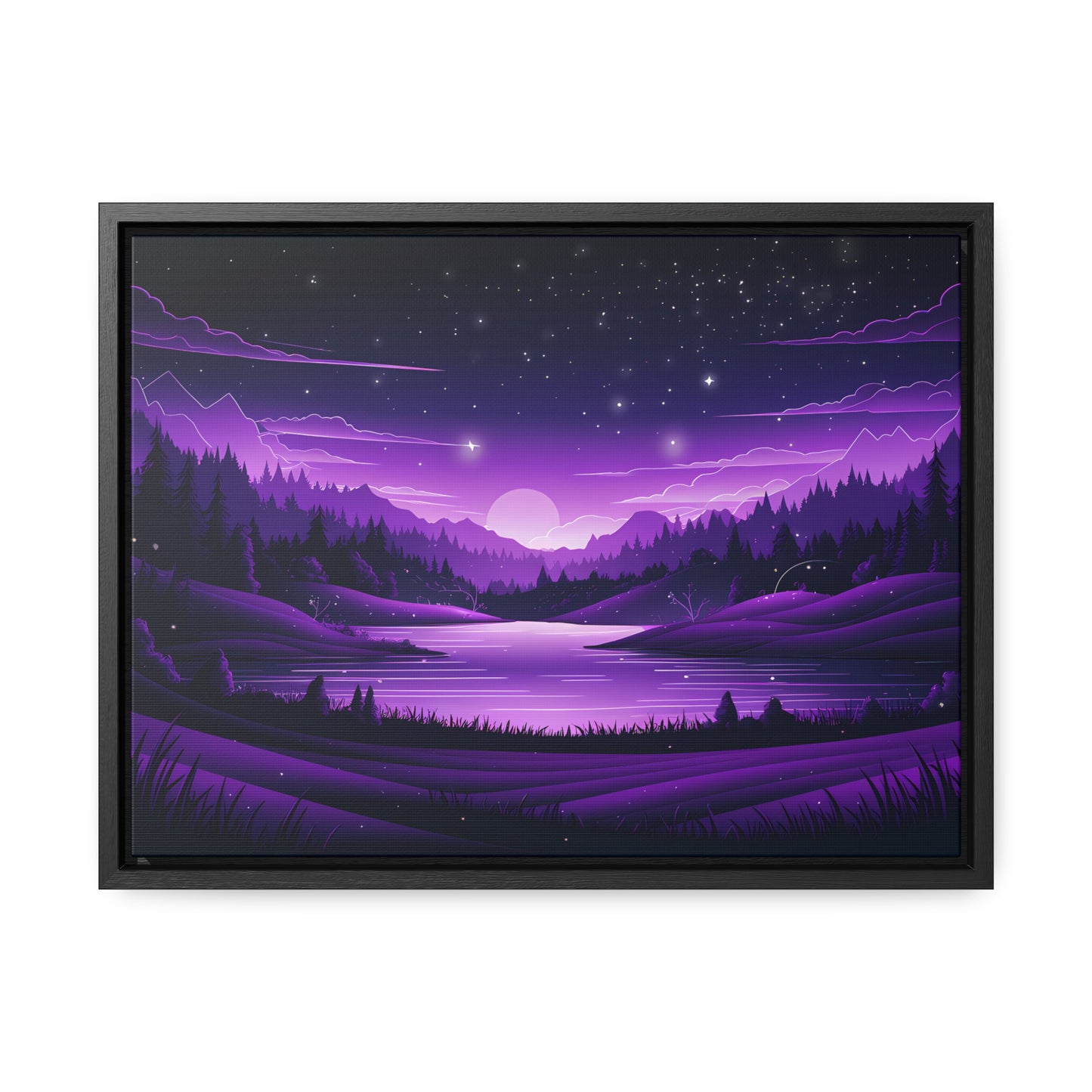 Twilight Serenity - Gallery Canvas Wraps, Horizontal Frame