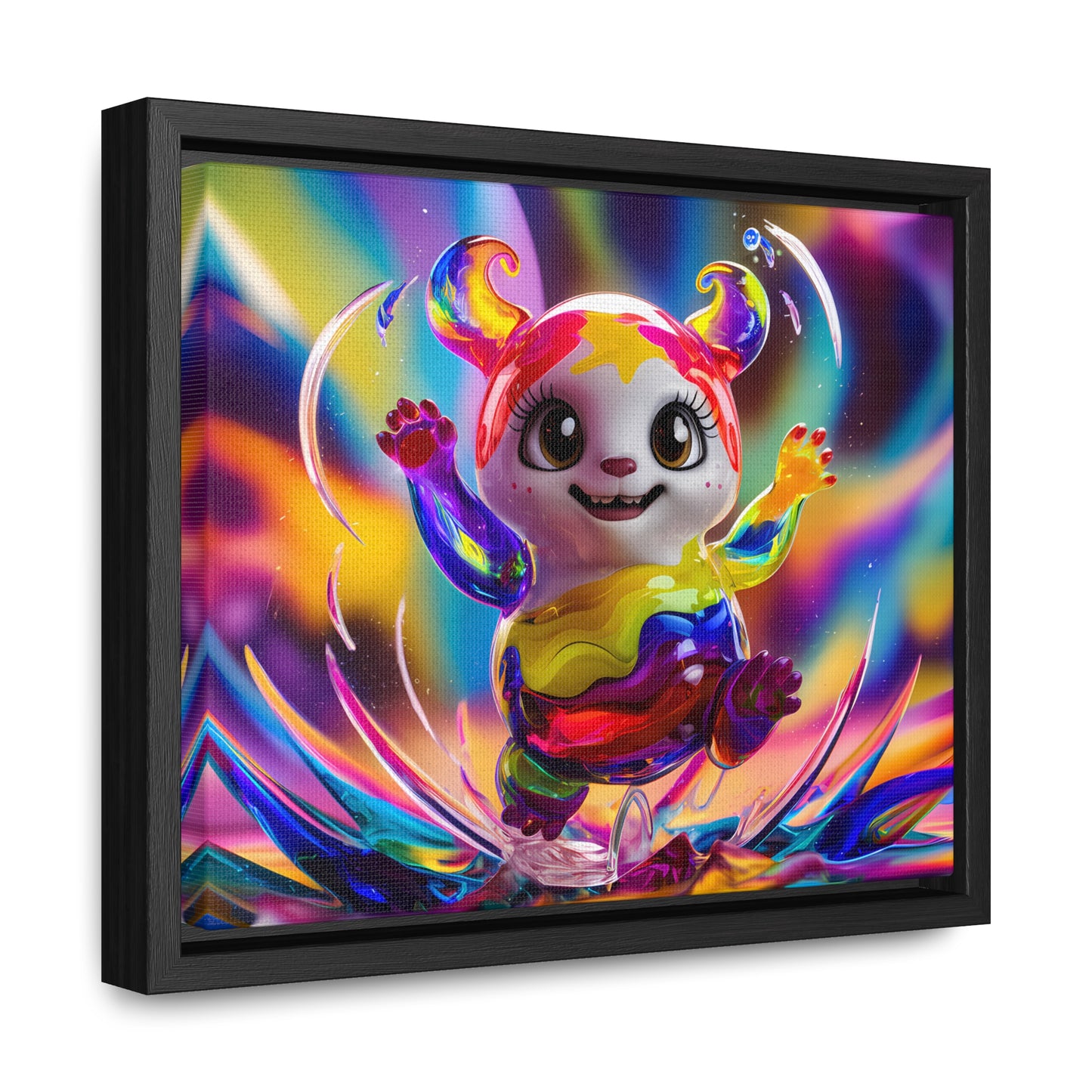 Splash of Joy - Gallery Canvas Wraps, Horizontal Frame