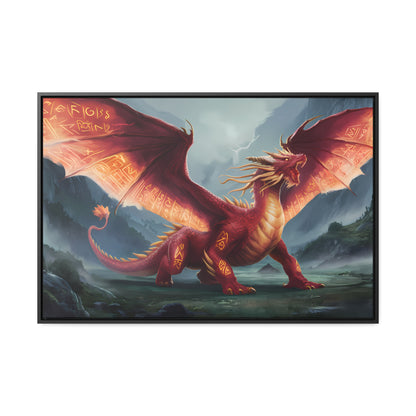 The Inferno Guardian - Gallery Canvas Wraps, Horizontal Frame