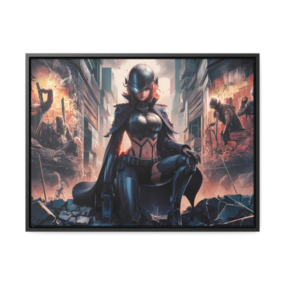 "Shadow of the Resistance" - Gallery Canvas Wraps, Horizontal Frame