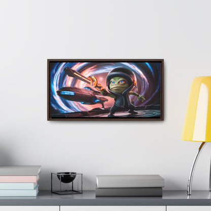 Galactic Guardian: Defender of the Stars - Gallery Canvas Wraps, Horizontal Frame