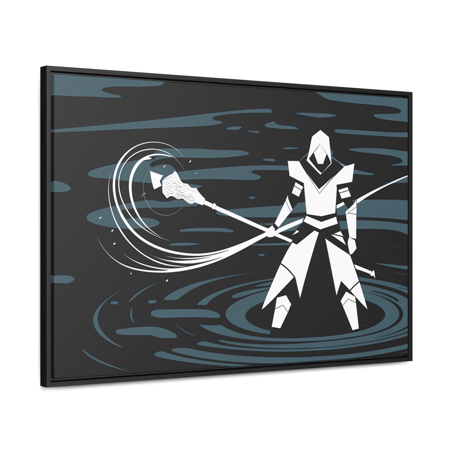 "Guardian of the Abyss" - Gallery Canvas Wraps, Horizontal Frame