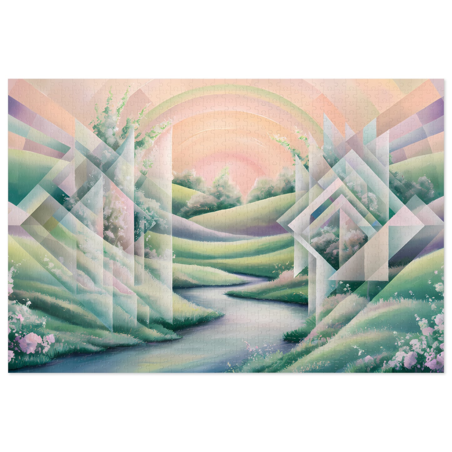 "Echoes of Serenity" - Jigsaw Puzzle (30, 110, 252, 500,1000-Piece)