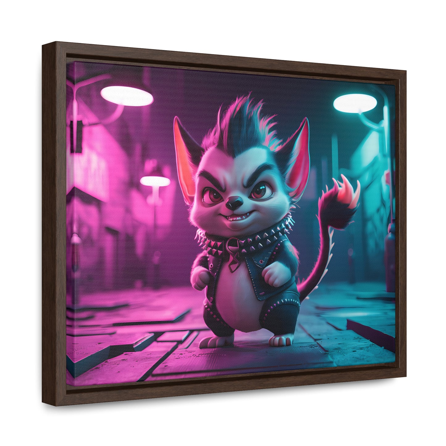Punk Alley Prowler - Gallery Canvas Wraps, Horizontal Frame