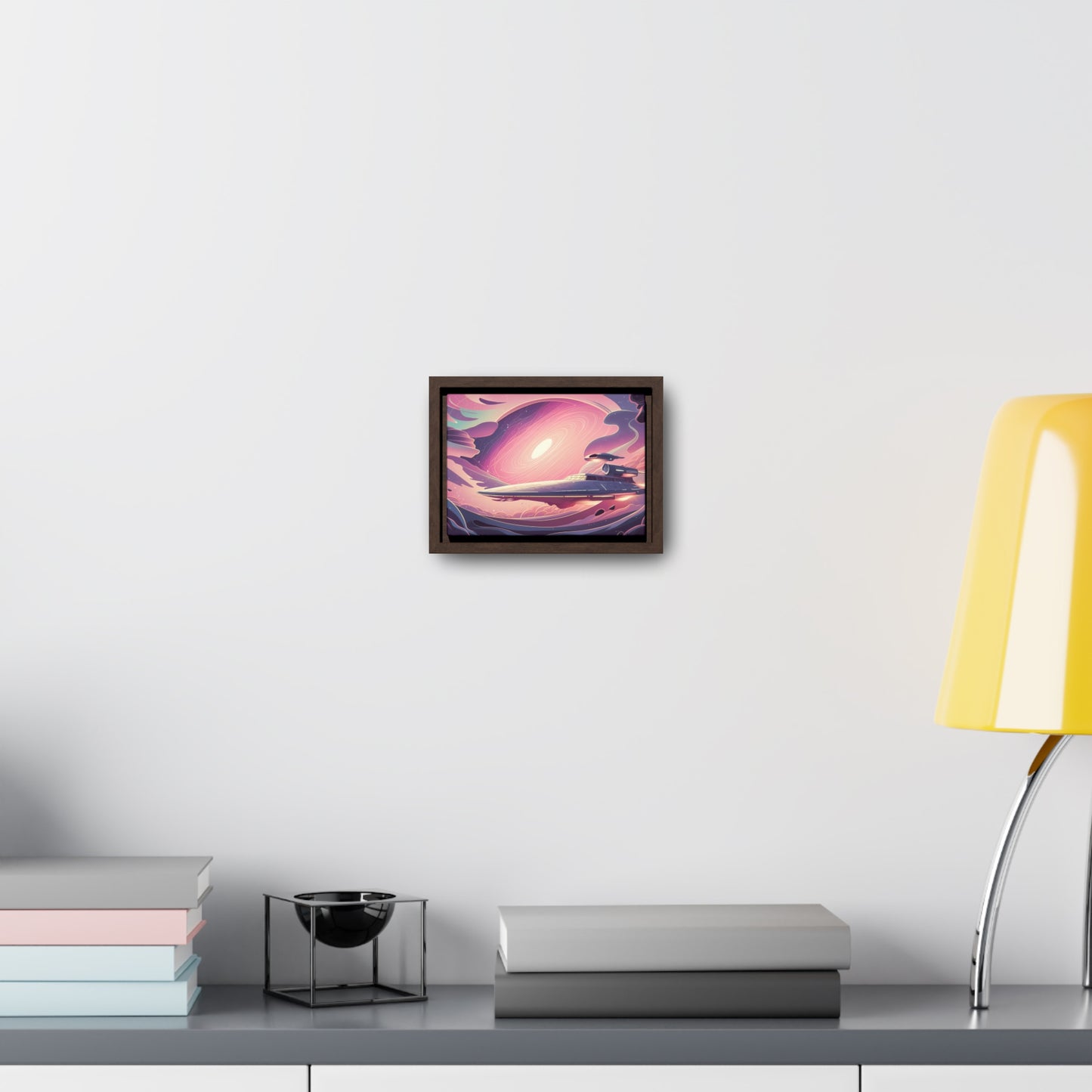 Voyage Through the Cosmic Vortex - Gallery Canvas Wraps, Horizontal Frame