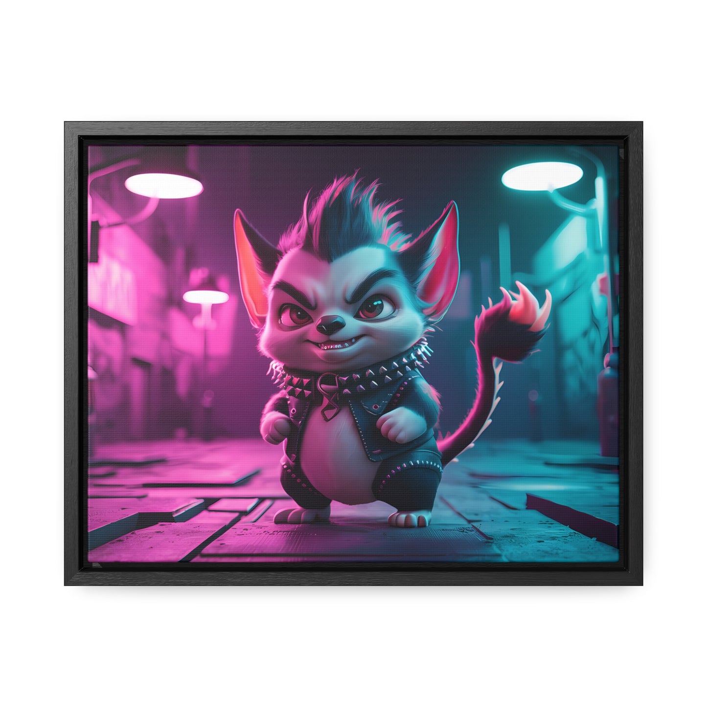 Punk Alley Prowler - Gallery Canvas Wraps, Horizontal Frame