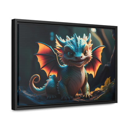 "Forest Guardian Hatchling" - Gallery Canvas Wraps, Horizontal Frame