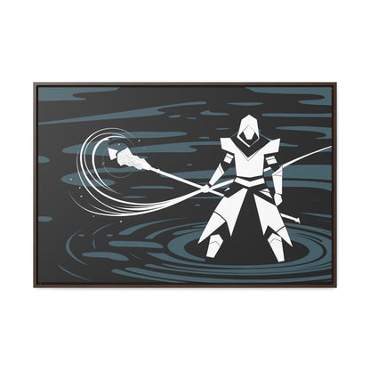 "Guardian of the Abyss" - Gallery Canvas Wraps, Horizontal Frame