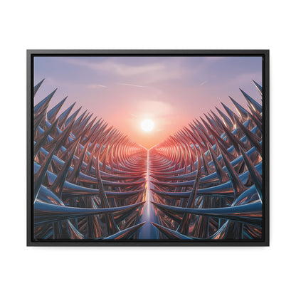 Path of Thorns at Sunrise - Gallery Canvas Wraps, Horizontal Frame