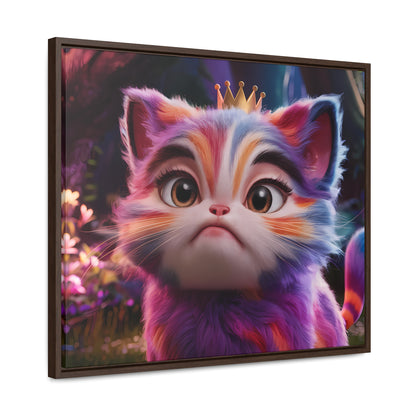 Regal Whiskers in the Enchanted Forest - Gallery Canvas Wraps, Horizontal Frame