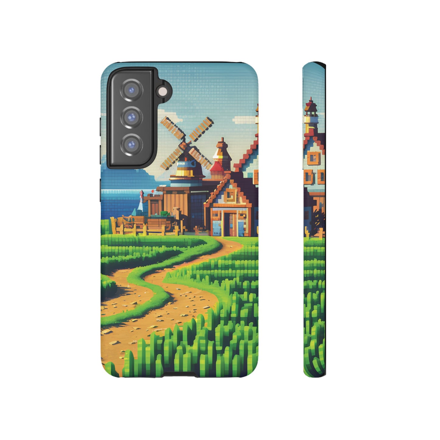 Pixel farming Village - Smartphone Tough Cases