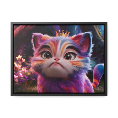 Regal Whiskers in the Enchanted Forest - Gallery Canvas Wraps, Horizontal Frame