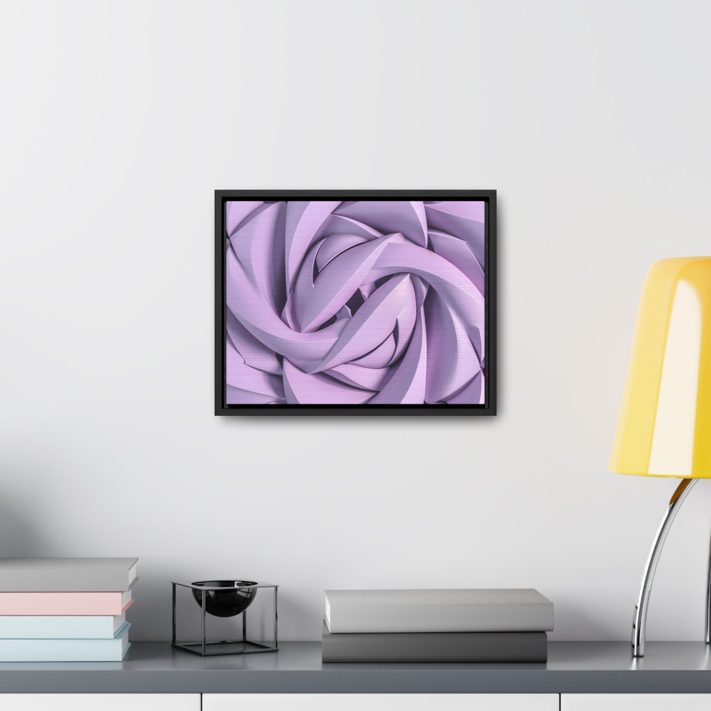Spiral Petals - Gallery Canvas Wraps, Horizontal Frame