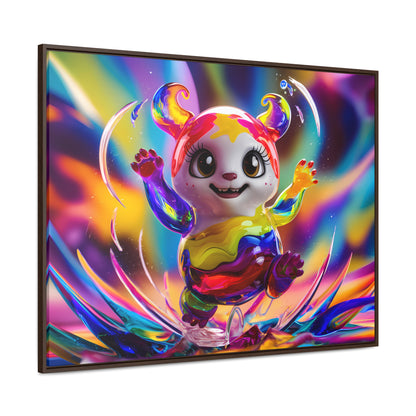 Splash of Joy - Gallery Canvas Wraps, Horizontal Frame