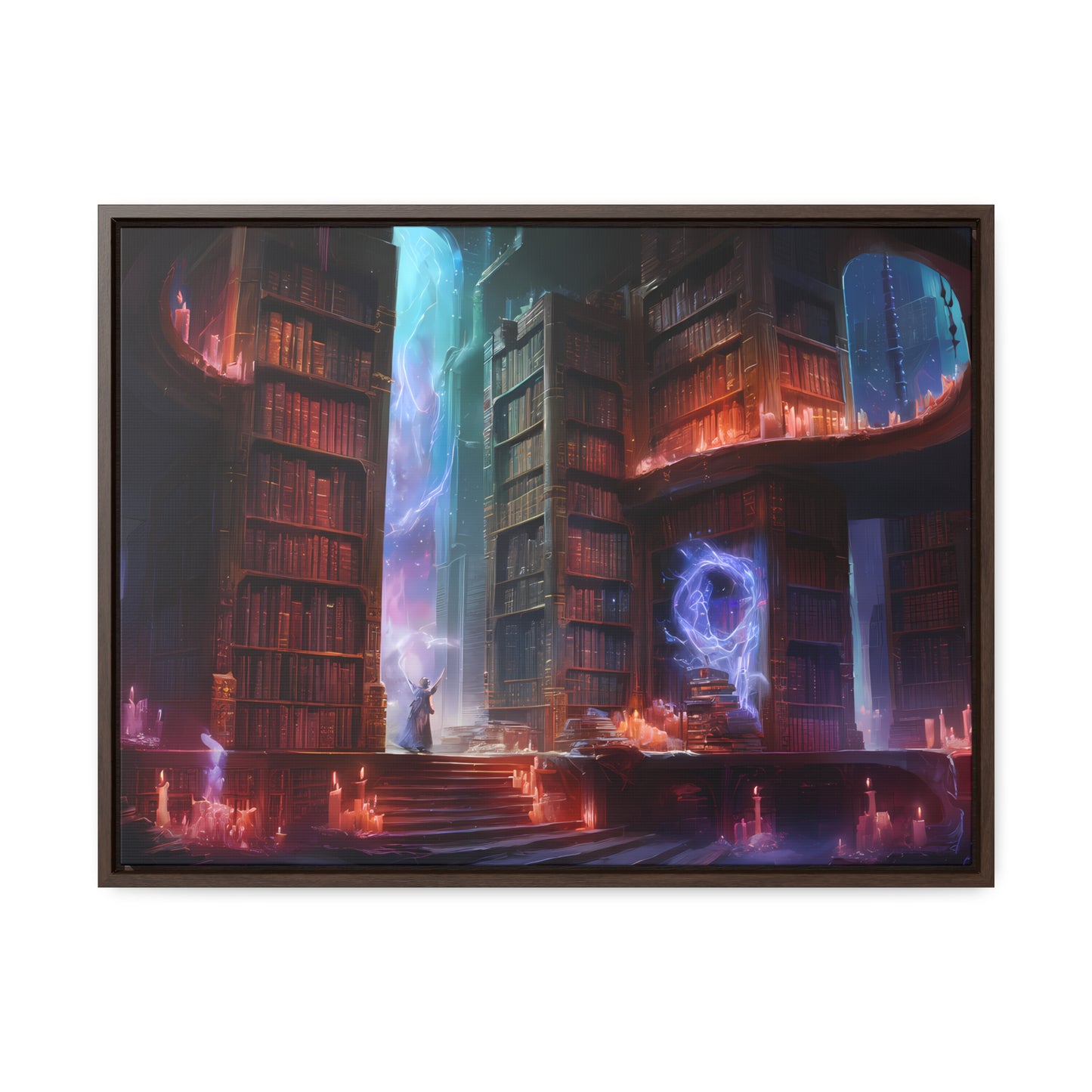 The Arcane Library of Eternal Wisdom - Gallery Canvas Wraps, Horizontal Frame