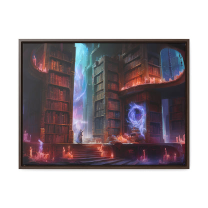 The Arcane Library of Eternal Wisdom - Gallery Canvas Wraps, Horizontal Frame