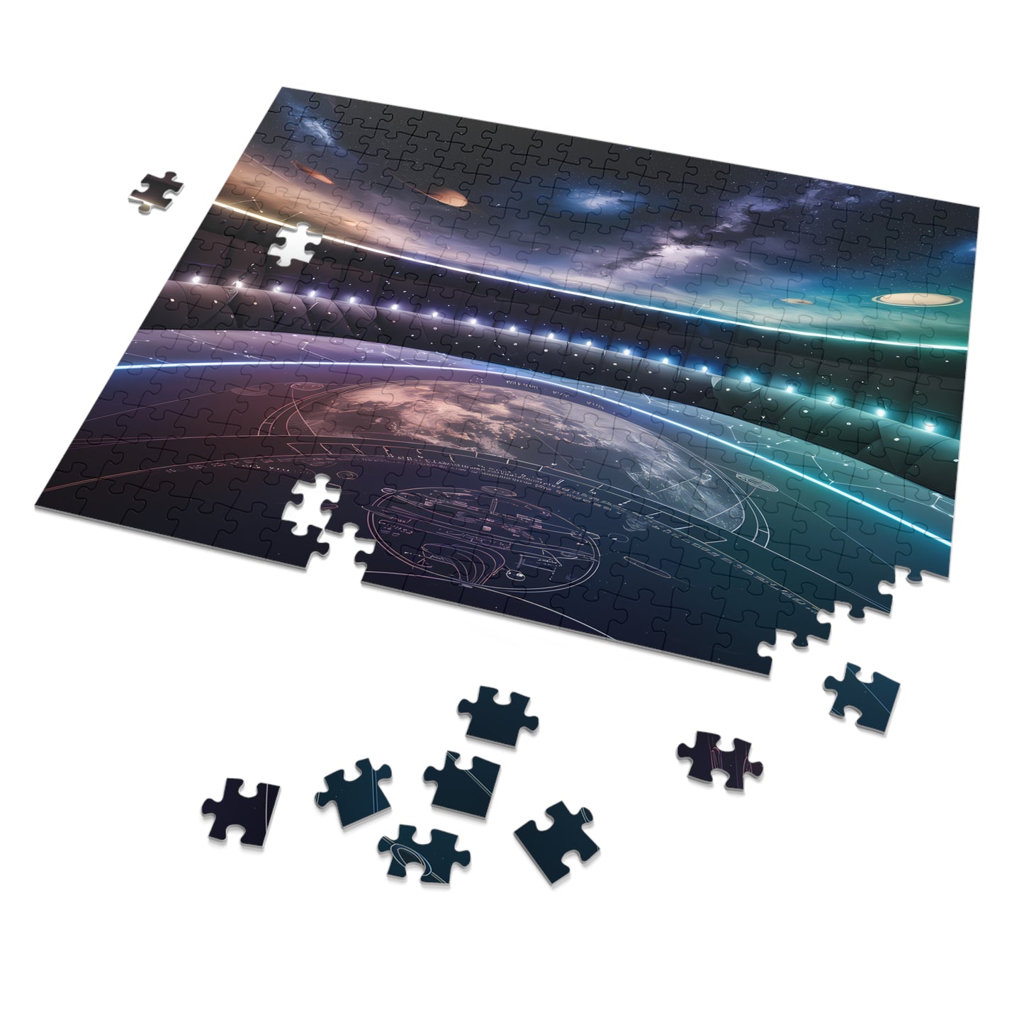 Stellar Observatory Interface - Jigsaw Puzzle (30, 110, 252, 500,1000-Piece)