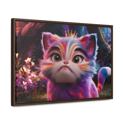 Regal Whiskers in the Enchanted Forest - Gallery Canvas Wraps, Horizontal Frame